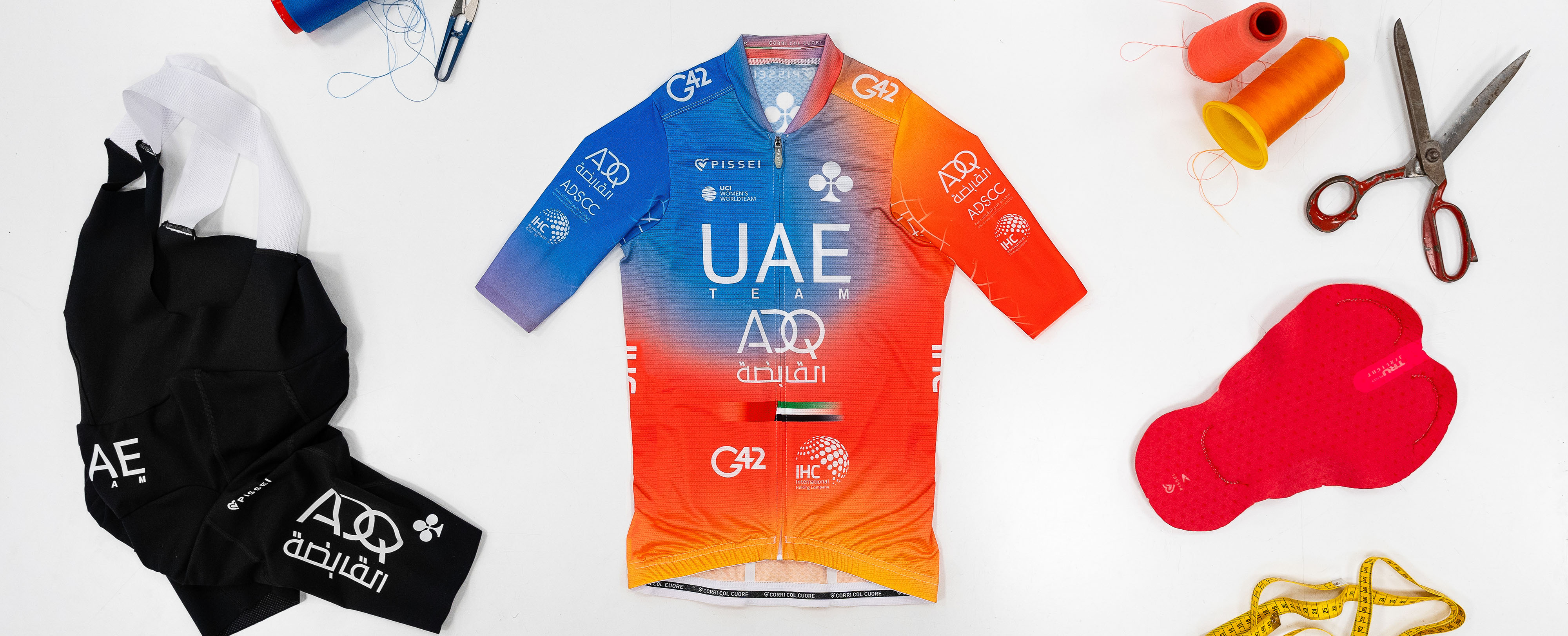 Pissei x UAE team ADQ Pissei x UAE team ADQ