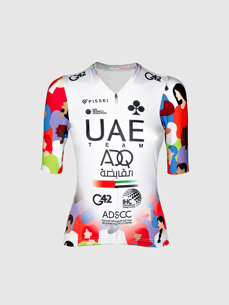 MAGLIA MANICHE CORTE DONNA REPLICA UAE TEAM ADQ – TDF 23 LTD