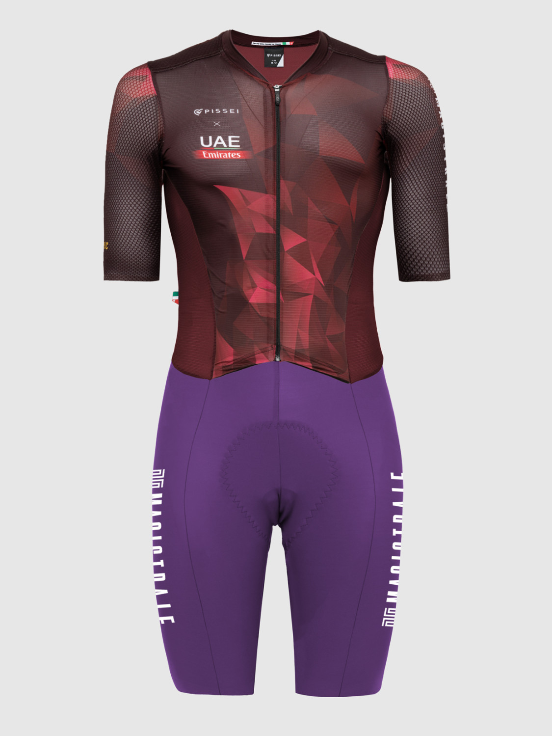 PISSEI: MAGISTRALE SKINSUIT WITH PIECE-DYED BIB-SHORTS