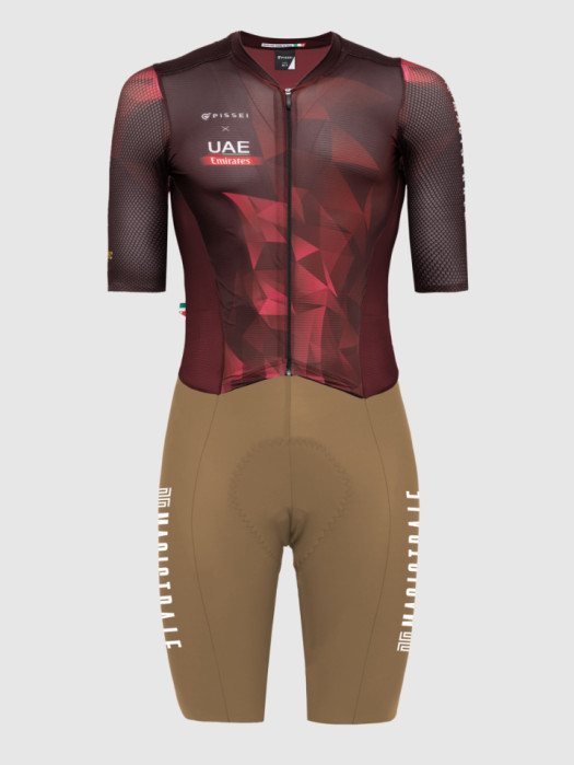 MAGISTRALE SKINSUIT WITH PIECE-DYED BIB-SHORTS