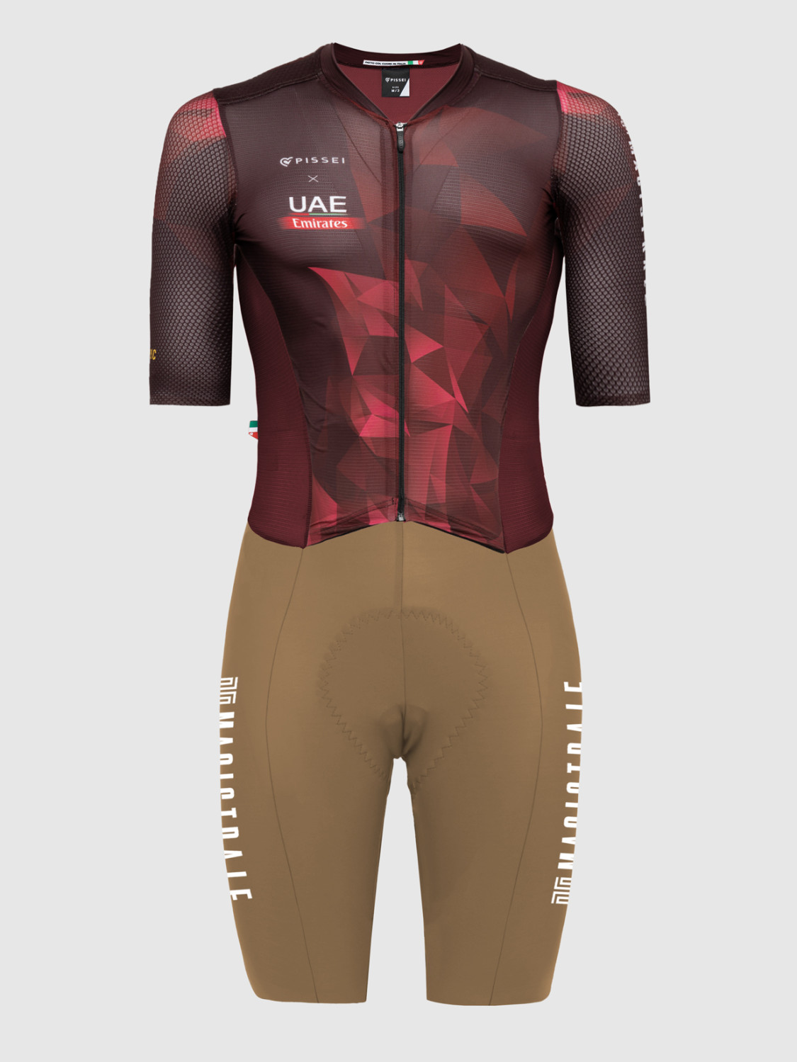 PISSEI: MAGISTRALE SKINSUIT WITH PIECE-DYED BIB-SHORTS