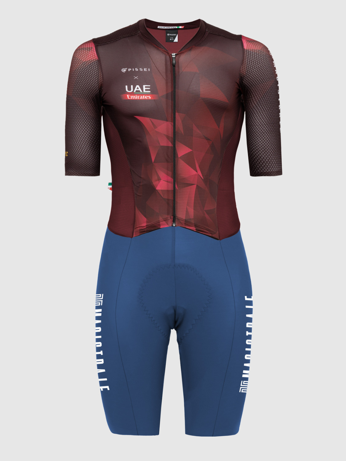 PISSEI: MAGISTRALE SKINSUIT WITH PIECE-DYED BIB-SHORTS