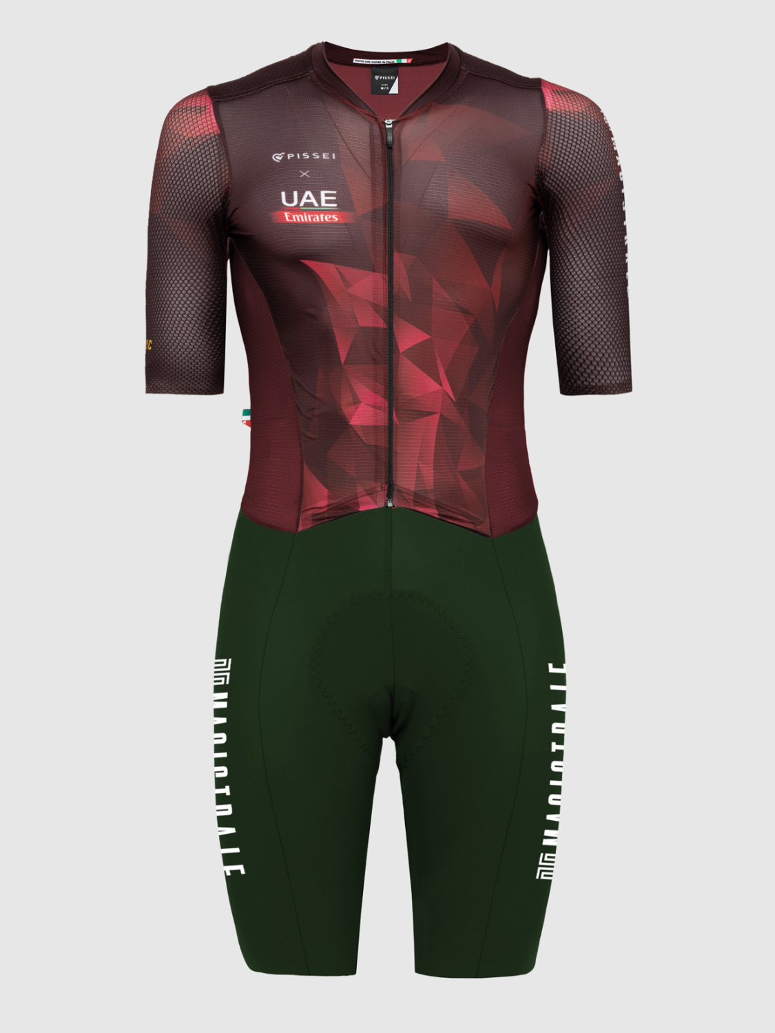 PISSEI: MAGISTRALE SKINSUIT WITH PIECE-DYED BIB-SHORTS