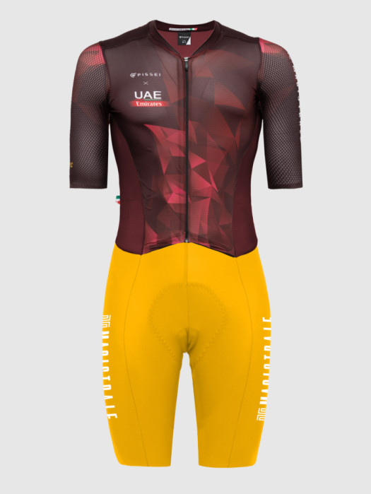 MAGISTRALE SKINSUIT WITH PIECE-DYED BIB-SHORTS