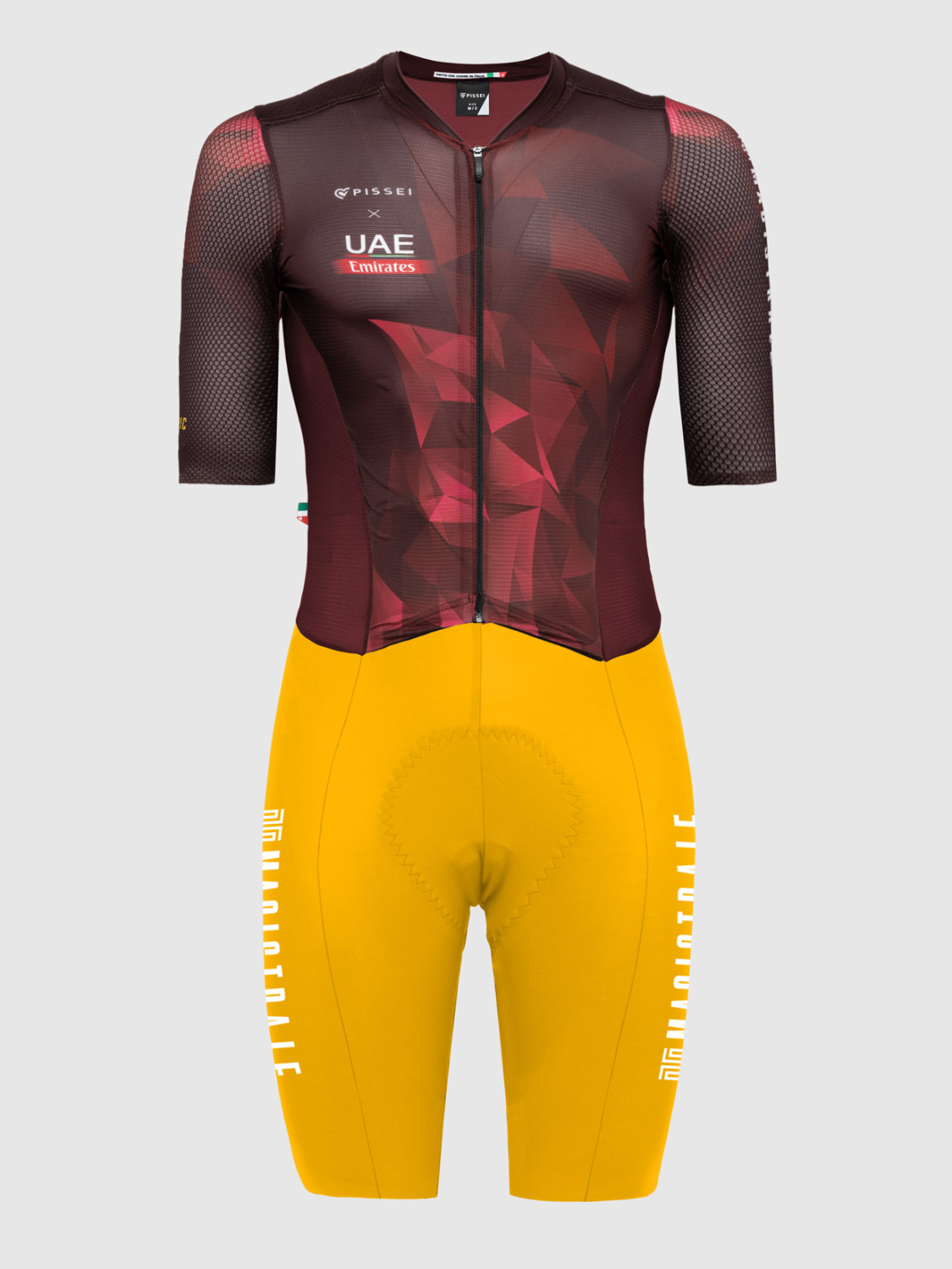 PISSEI: MAGISTRALE SKINSUIT WITH PIECE-DYED BIB-SHORTS