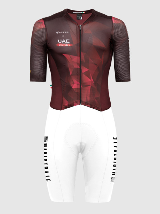 MAGISTRALE SKINSUIT WITH PIECE-DYED BIB-SHORTS