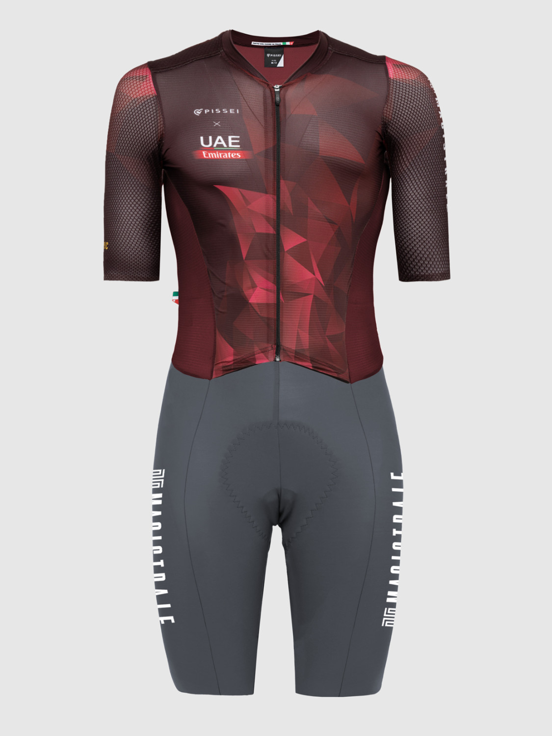 PISSEI: MAGISTRALE SKINSUIT WITH PIECE-DYED BIB-SHORTS