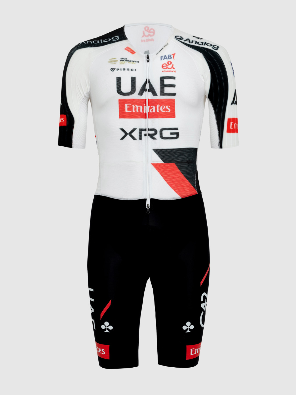 PISSEI UAE Emirates XRG サイクルジャージ Uae Team Emirates - Xrg 2026 Hybrid Skinsuit