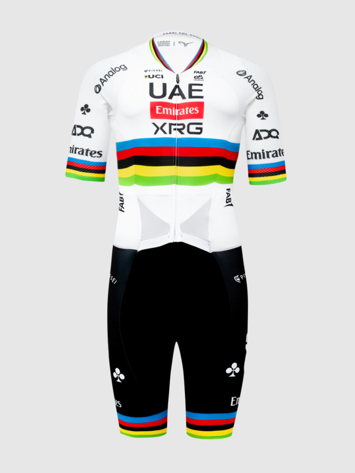 PISSEI: TADEJ POGACAR WORLD CHAMP REPLICA ROAD SKINSUIT