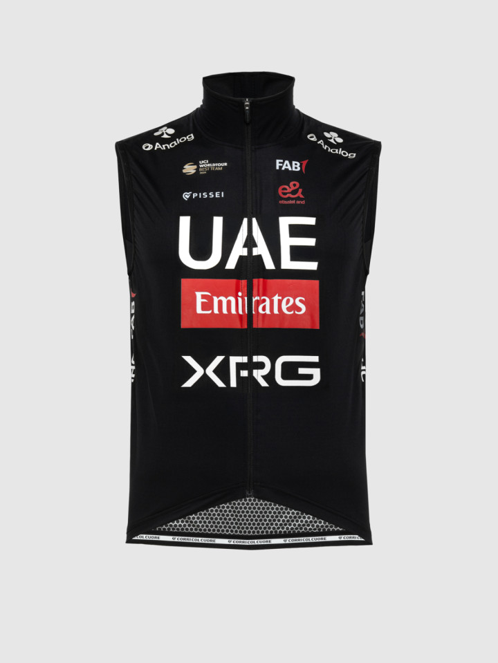 PISSEI: UAE TEAM EMIRATES - XRG 2025 OFFICIAL WATERPROOF VEST