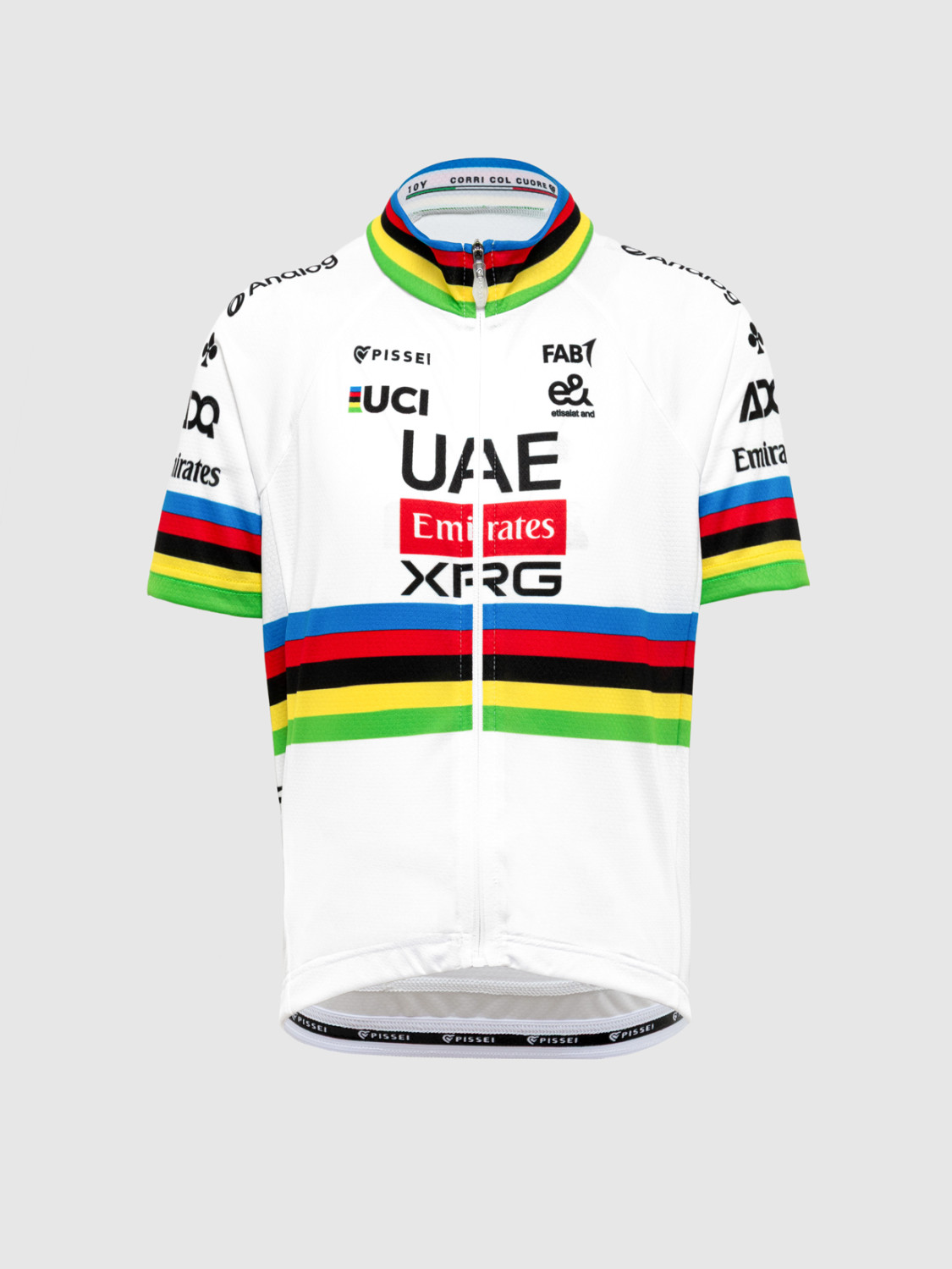 PISSEI: MAILLOTS MANGA CORTA JUNIOR REPLICA UAE TEAM EMIRATES - XRG 2026
