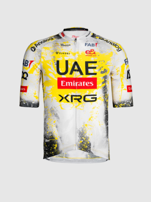 MAGLIA A MANICHE CORTE REPLICA UAE TEAM EMIRATES - XRG TOUR DE FRANCE 2025
