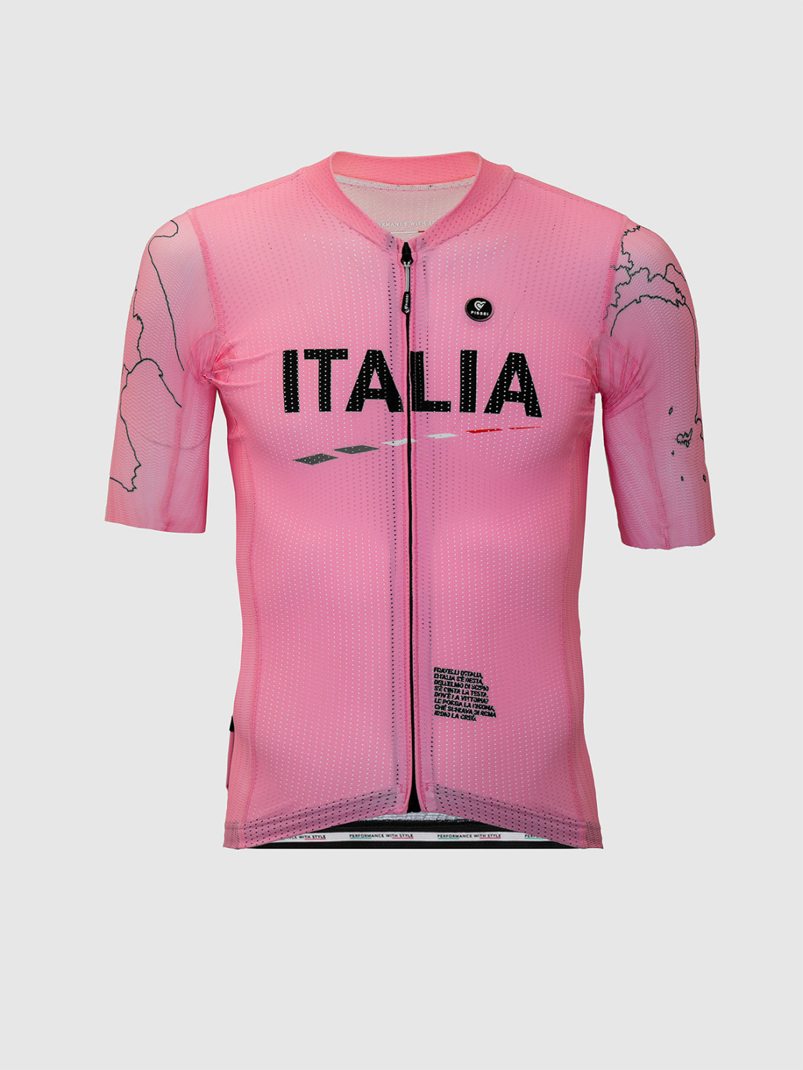PISSEI: LA CORSA ROSA SANREMO SHORT SLEEVE JERSEY