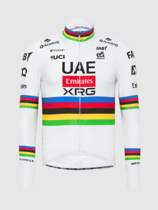 MAGLIA A MANICHE LUNGHE REPLICA TADEJ POGACAR WORLD CHAMP