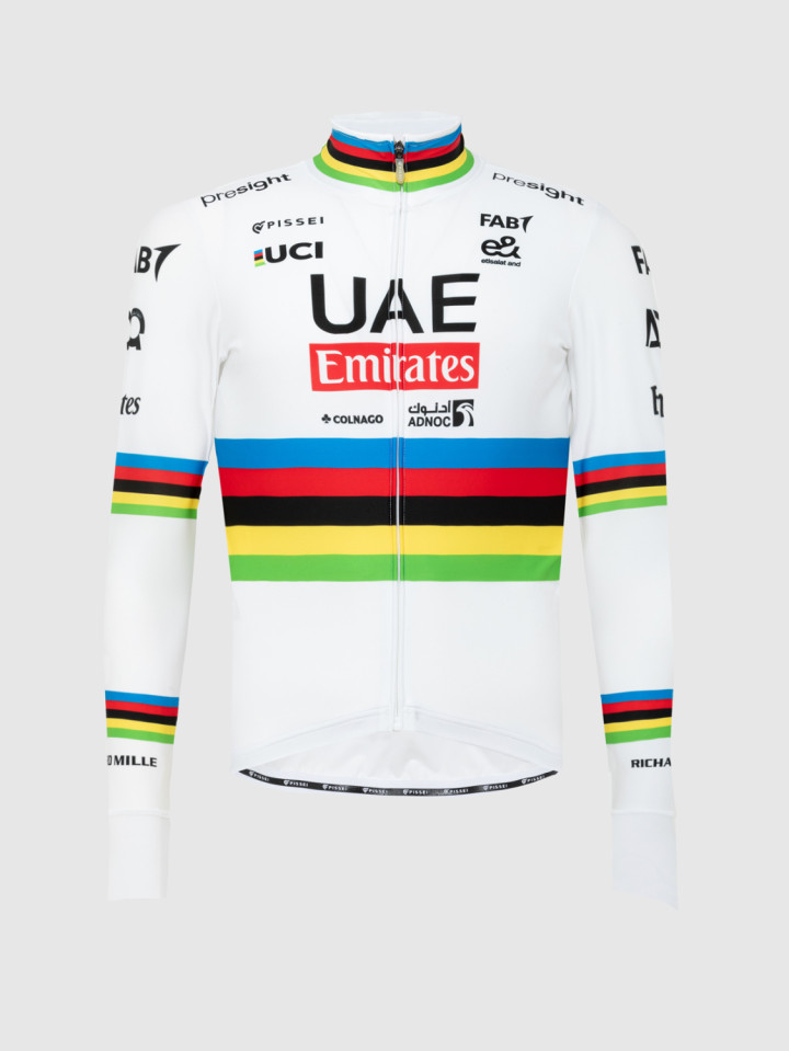 World Champion Tadej Pogacar 2024 Uae Team Emirates Long Sleeve Jersey