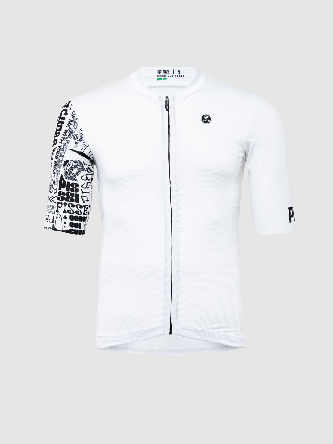 PISSEI サイクルジャージ M ホワイト PISSEI サイクルジャージ M ホワイト PISSEI×TOKYO WHEELS限定サイクル