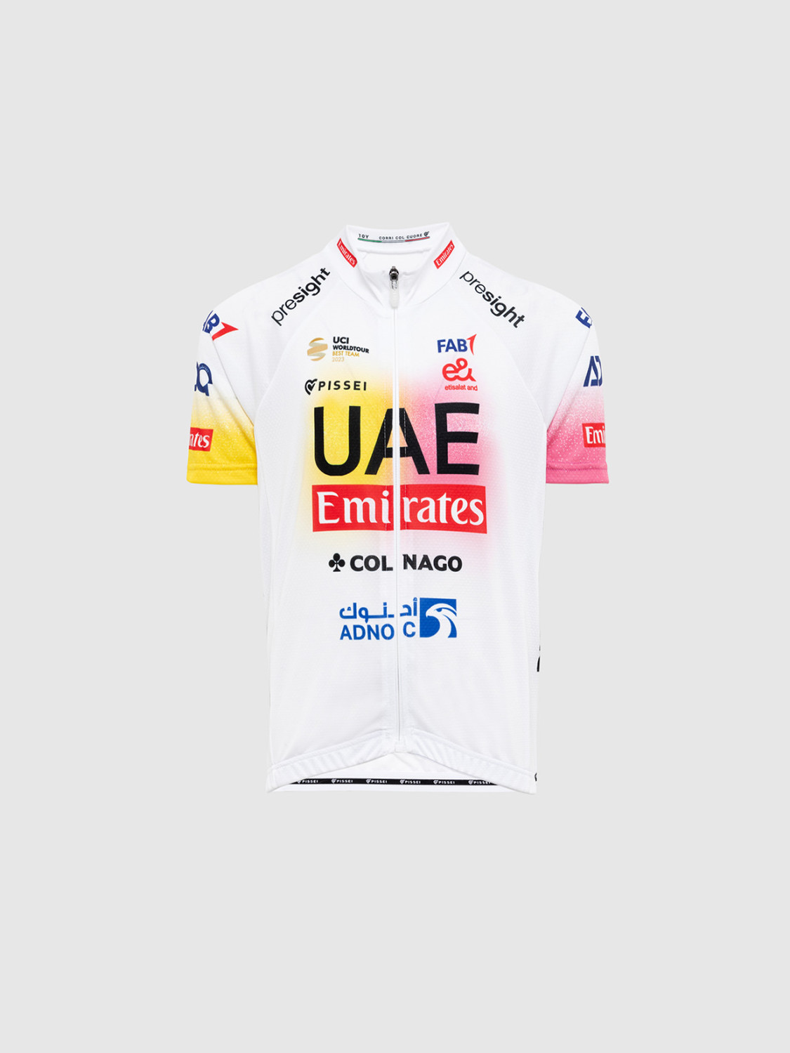 Uae Team Emirates Junior Replica Short Sleeve Jersey - Giro + Tour