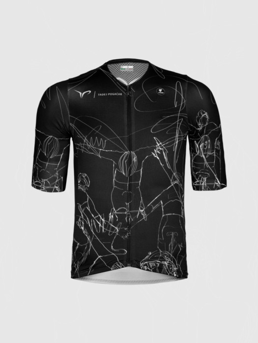 MAGLIA MANICHE CORTE PRIME SENZA COLLO CELEBRATIONS TADEJ POGACAR