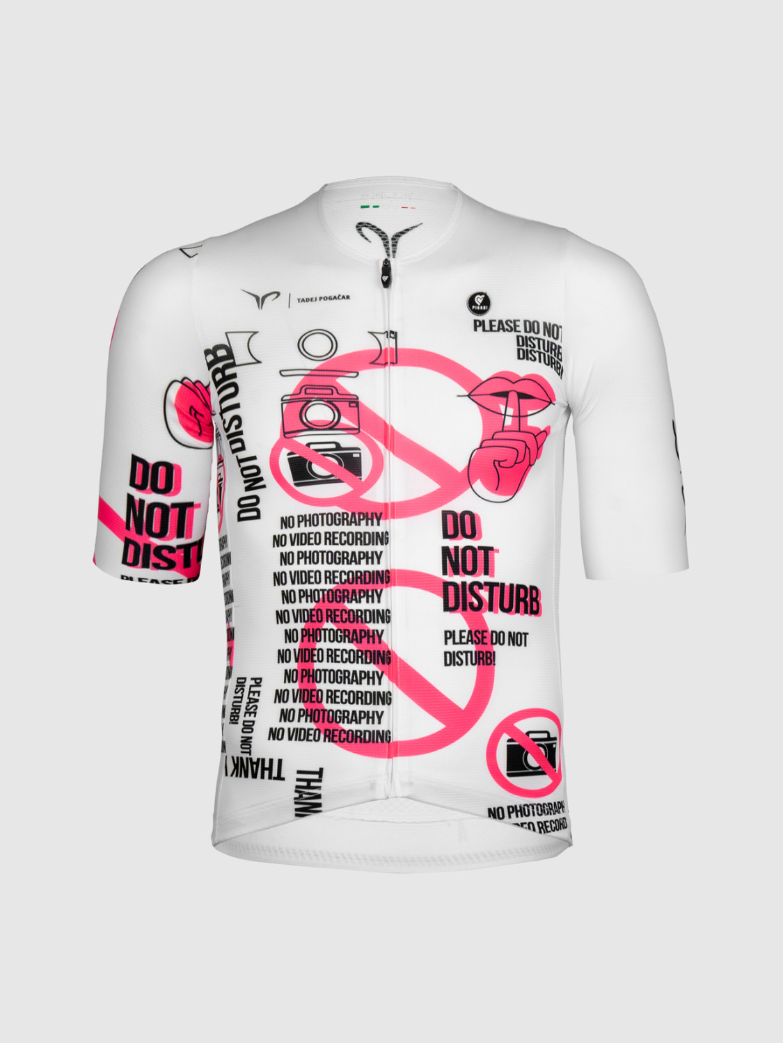 PISSEI: MAILLOT MANGA CORTA PRIME SIN CUELLO TADEJ POGAČAR "NO PHOTO"