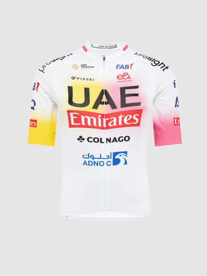 PISSEI: UAE TEAM EMIRATES REPLICA SHORT SLEEVE JERSEY - GIRO + TOUR