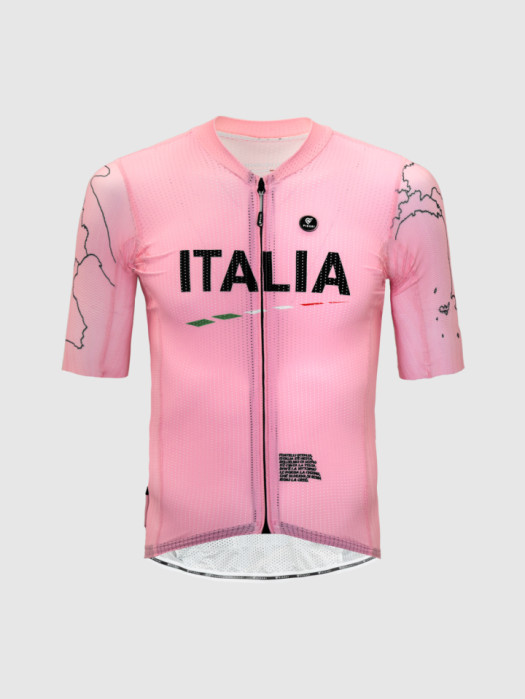 MAGLIA MANICHE CORTE SANREMO LA CORSA ROSA