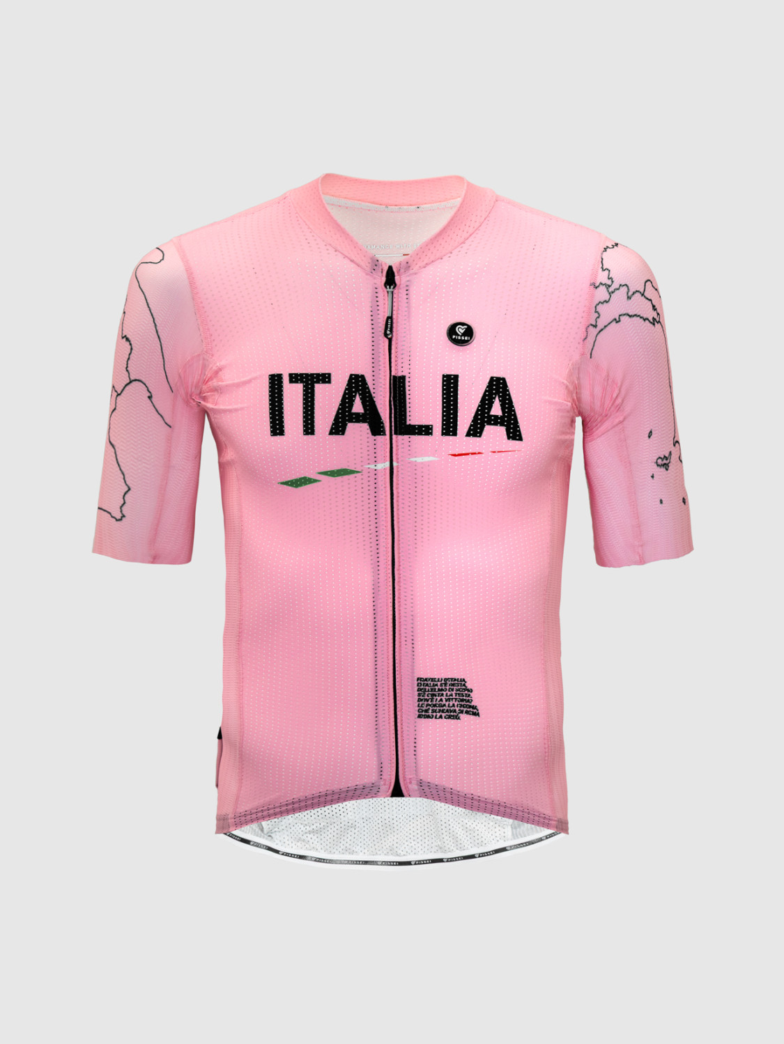 PISSEI: LA CORSA ROSA SANREMO SHORT SLEEVE JERSEY