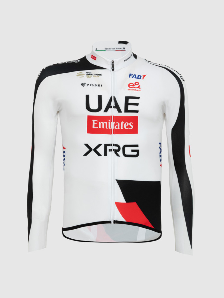 PISSEI: MAGLIA MANICHE LUNGHE PRIMAPELLE OFFICIAL UAE TEAM EMIRATES - XRG 2026
