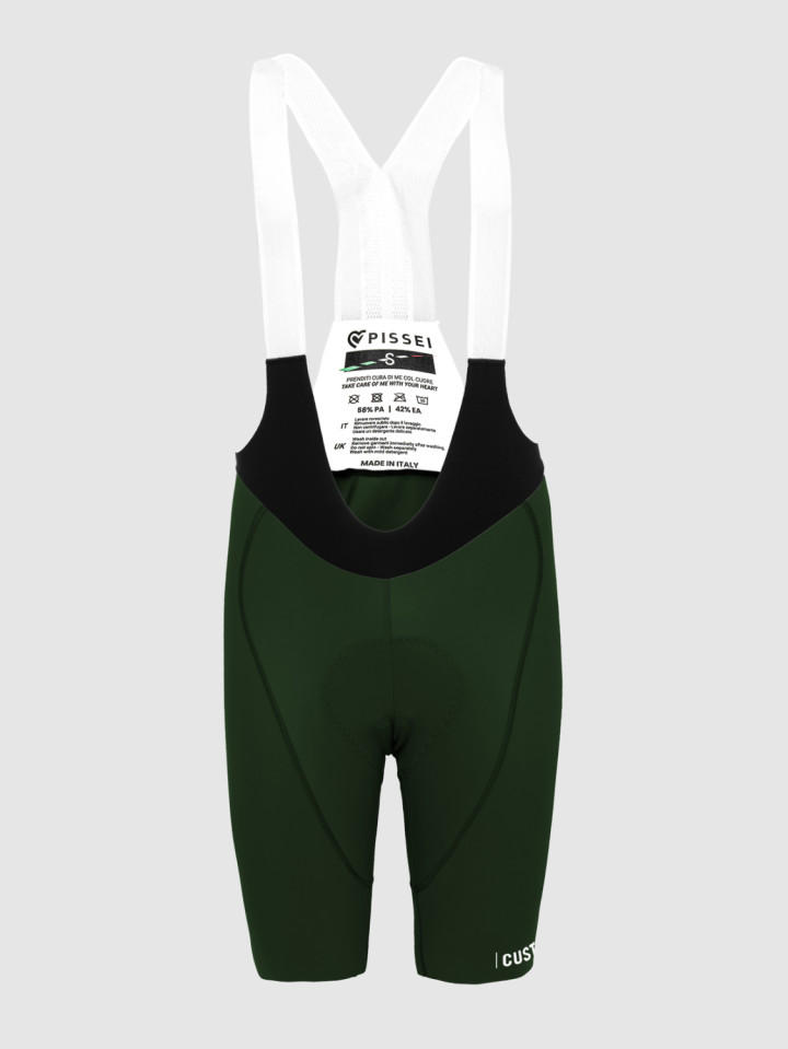 PISSEI: SANREMO PIECE-DYED BIB-SHORTS