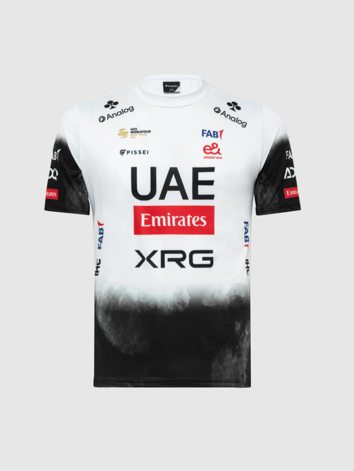 PISSEI: MAILLOT MANCHES COURTES UAE TEAM EMIRATES - XRG 2025