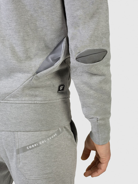 SWEATSHIRT MIT RUNDHALSAUSSCHNITT