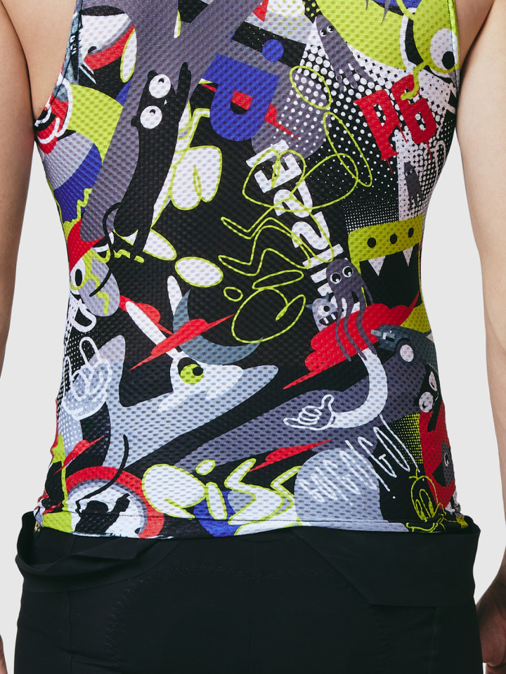 PISSEI: ATTAQUE SLEEVELESS BASE LAYER