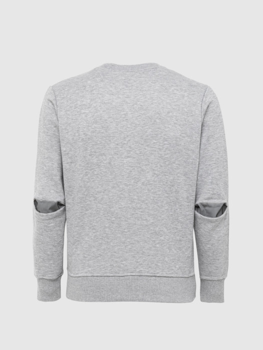 SWEATSHIRT AUS BAUMWOLLE MIT RUNDHALSAUSSCHNITT