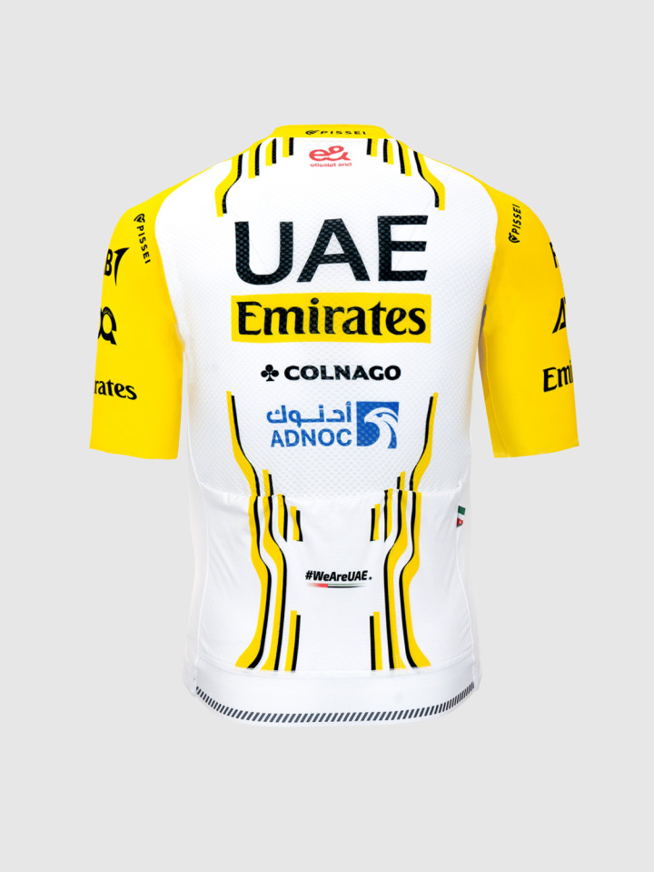 PISSEI: MAILLOT MANCHES COURTES UAE TEAM EMIRATES 2024 REPLICA - TOUR DE FRANCE 2024