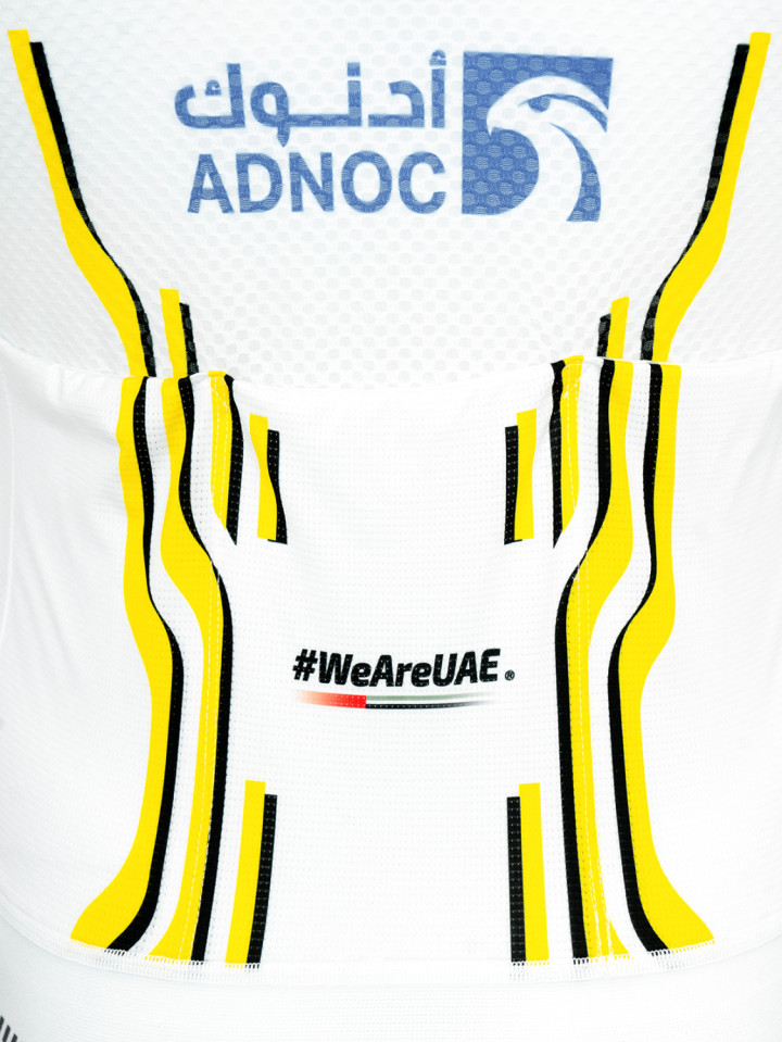 PISSEI: MAILLOT MANCHES COURTES UAE TEAM EMIRATES 2024 REPLICA - TOUR DE FRANCE 2024