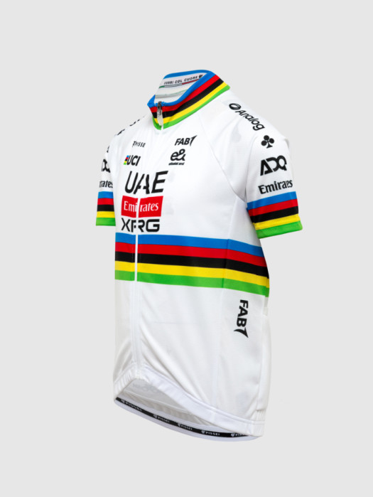 TADEJ POGACAR WORLD CHAMP REPLICA JUNIOR SHORT SLEEVE JERSEY
