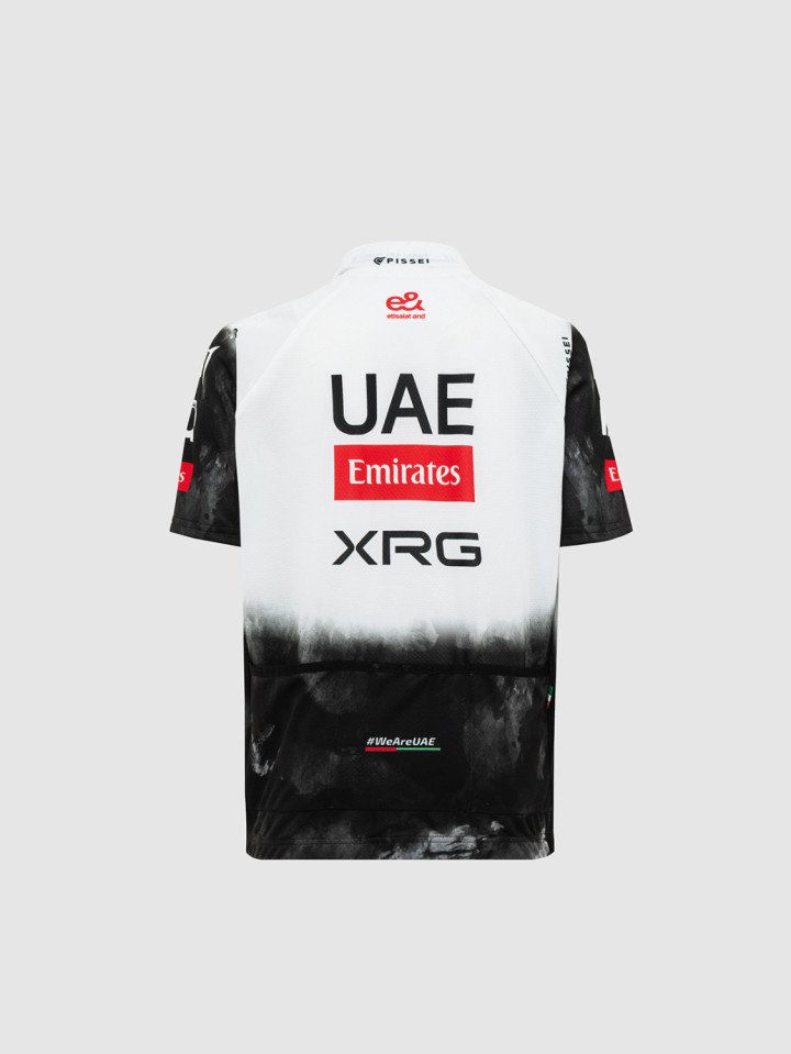 PISSEI: UAE TEAM EMIRATES - XRG 2025 REPLICA JUNIOR SHORT SLEEVE JERSEY