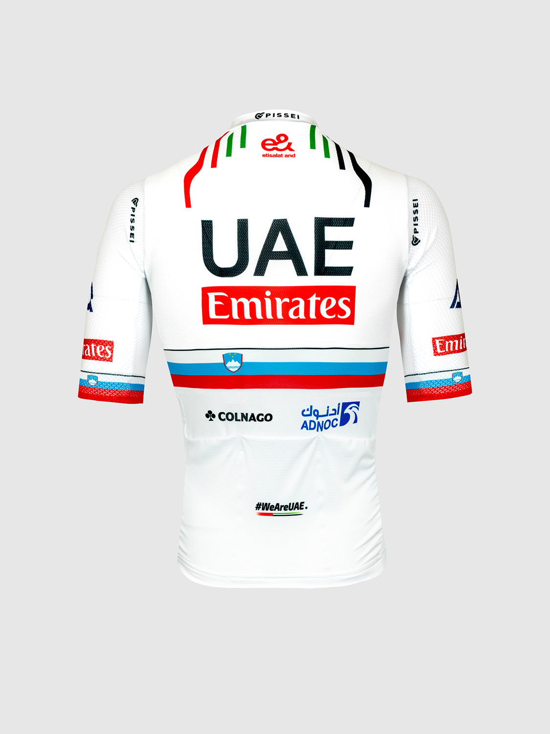 Uae Team Emirates 2024 Magistrale Official Short Sleeve Jersey Sloveni