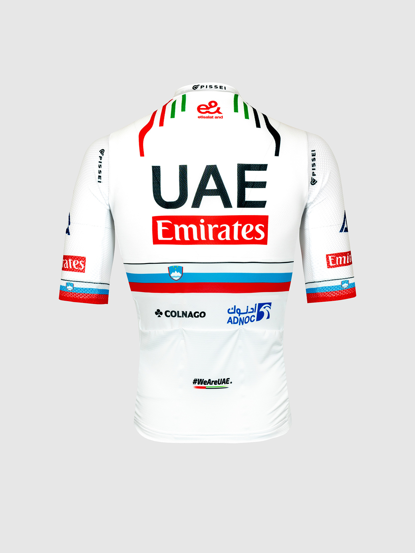 Uae Team Emirates 2024 Magistrale Official Short Sleeve Jersey Sloveni