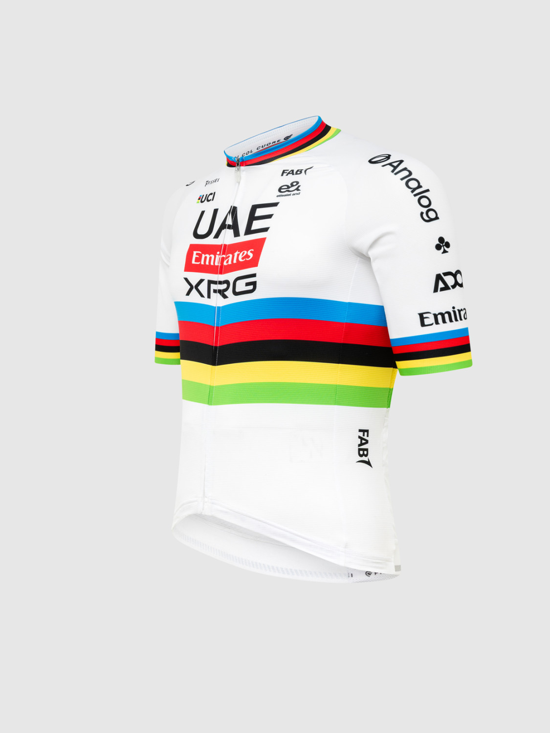 PISSEI: TADEJ POGACAR WORLD CHAMP REPLICA SHORT SLEEVE JERSEY