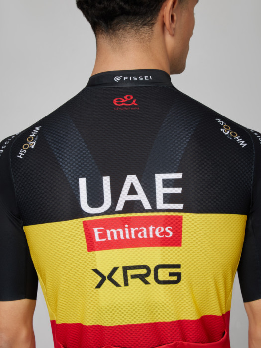 UAE TEAM EMIRATES - XRG 2026 SPECIAL REPLICA SHORT SLEEVE JERSEY BELGIUM CHAMPION