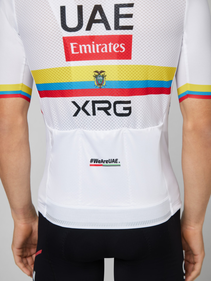 PISSEI: MAGLIA A MANICHE CORTE REPLICA UAE TEAM EMIRATES - XRG 2026 CAMPIONE ECUADOR