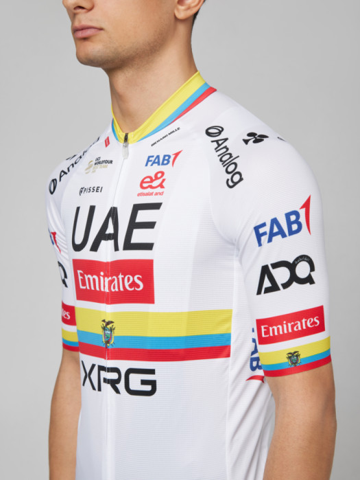 UAE TEAM EMIRATES - XRG 2026 SPECIAL REPLICA SHORT SLEEVE JERSEY ECUADOR CHAMPION