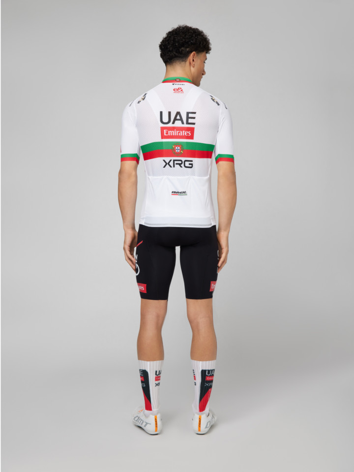 PISSEI: MAGLIA A MANICHE CORTE REPLICA UAE TEAM EMIRATES - XRG 2026 CAMPIONE PORTOGALLO