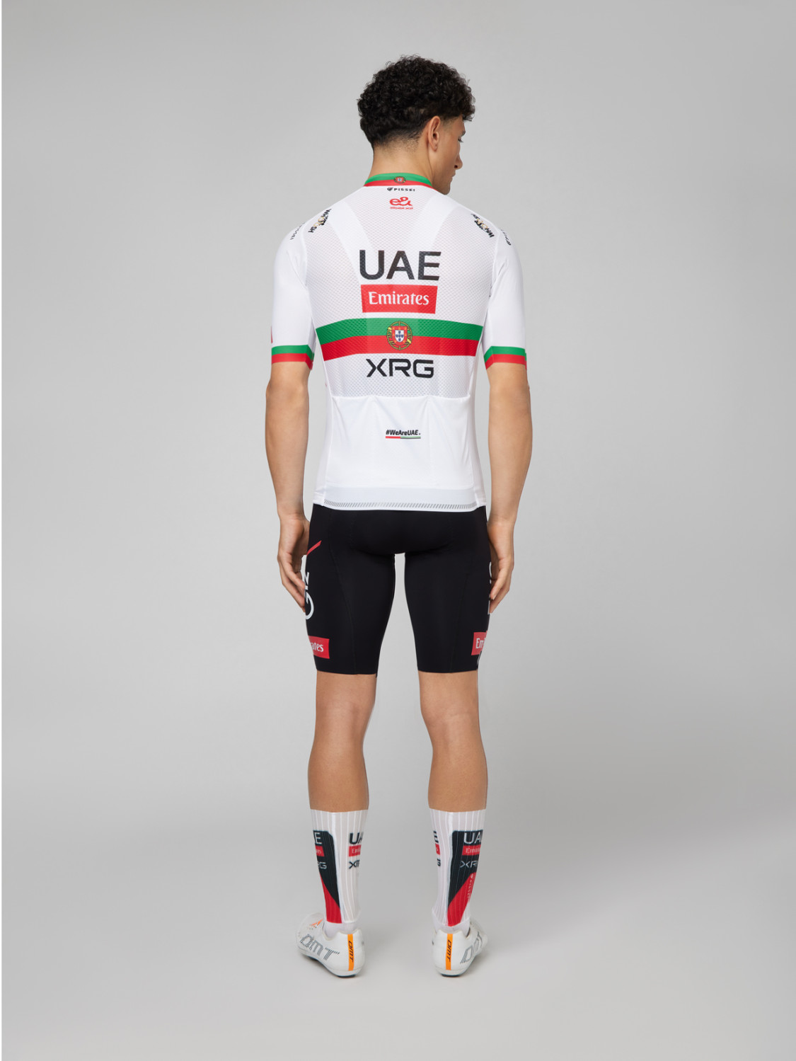 PISSEI: UAE TEAM EMIRATES - XRG 2026 SPECIAL REPLICA SHORT SLEEVE JERSEY PORTUGAL CHAMPION