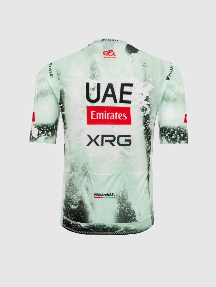 PISSEI: MAILLOT MANCHES COURTES REPLICA UAE TEAM EMIRATES - XRG TDF 2025