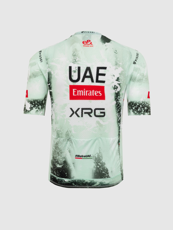 PISSEI: MAILLOT DE MANGA CORTA REPLICA UAE TEAM EMIRATES - XRG TOUR DE FRANCIA 2025