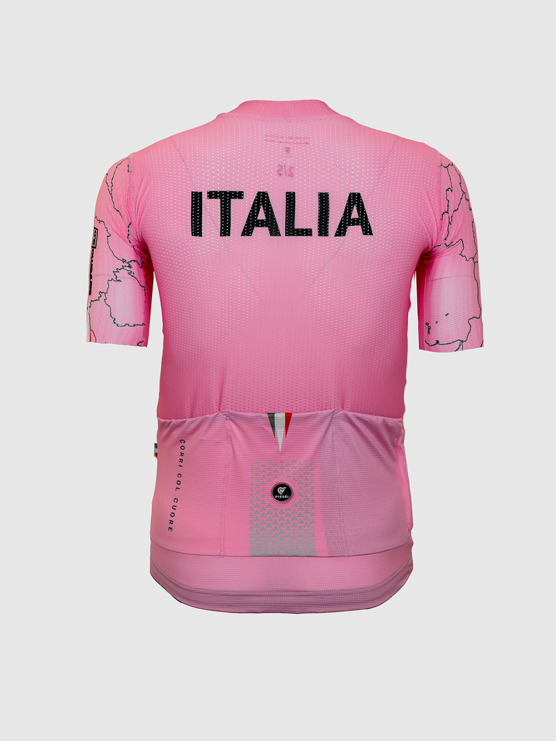 PISSEI: LA CORSA ROSA SANREMO SHORT SLEEVE JERSEY