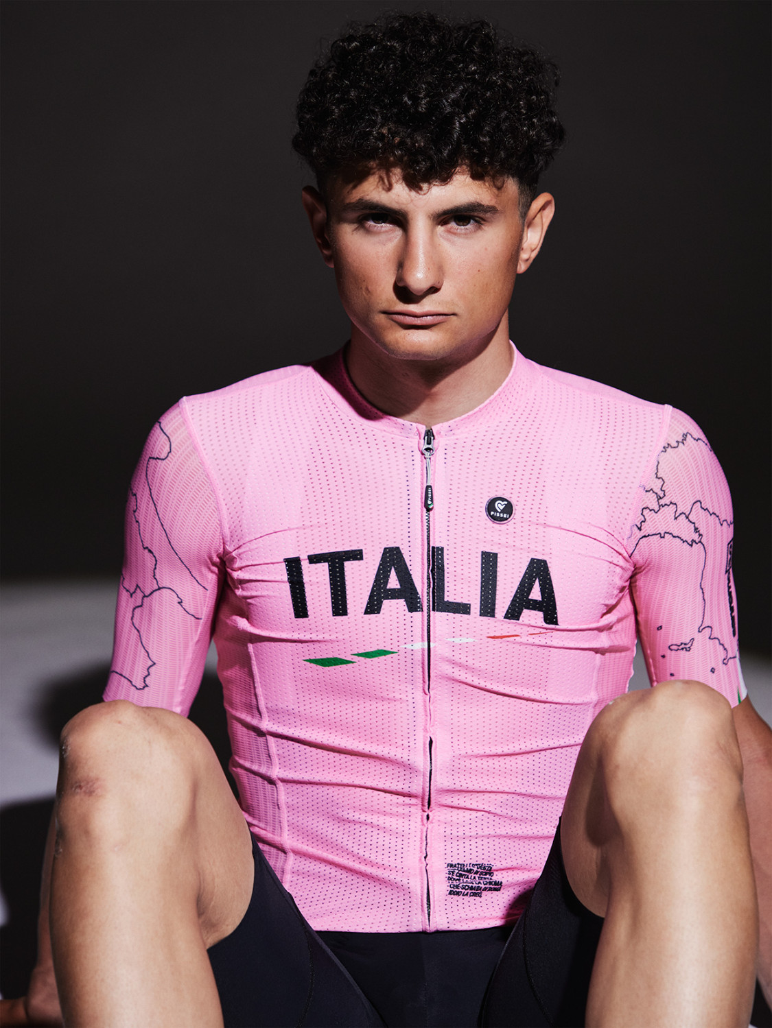 PISSEI: LA CORSA ROSA SANREMO SHORT SLEEVE JERSEY