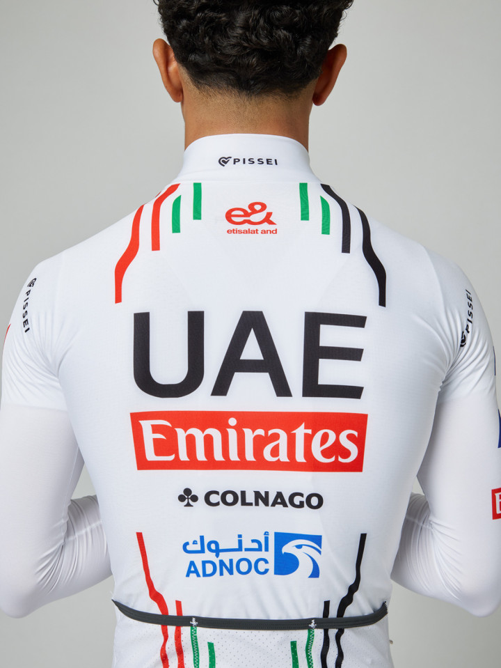 PISSEI: UAE TEAM EMIRATES 2024 PRIMAPELLE OFFICIAL LONG SLEEVE JERSEY