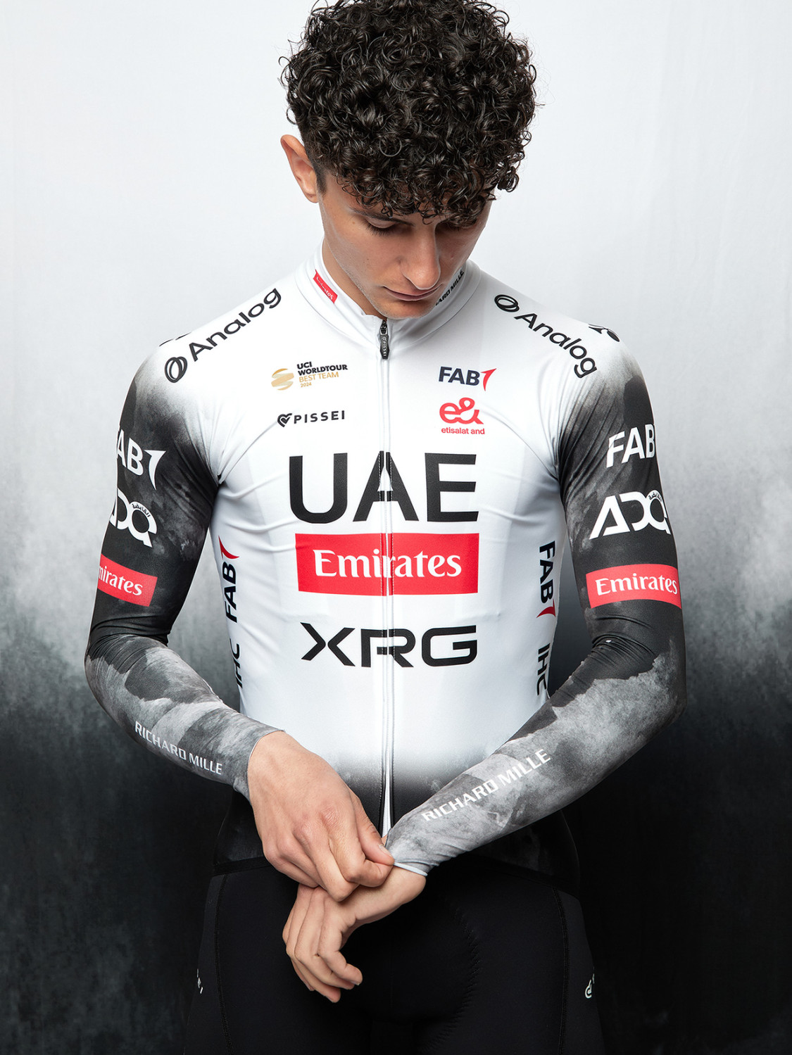 Pissei UAE Team Emirates Official Short Sleeve Cycling